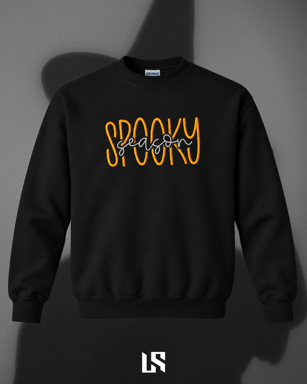 Spooky Season Embroidered Crewneck