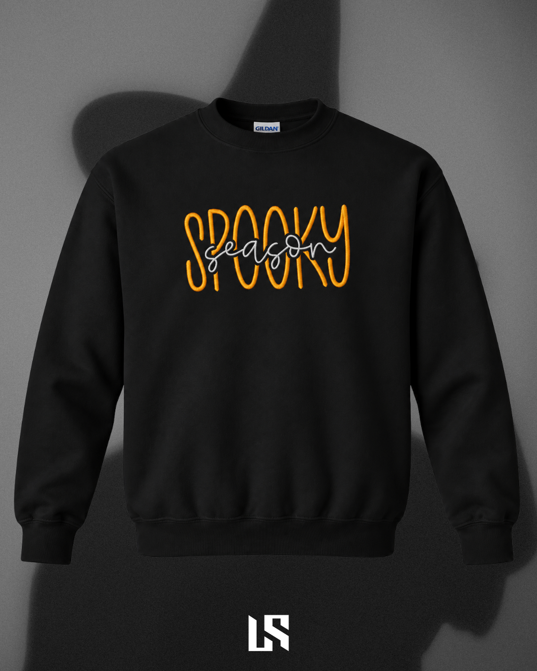 Spooky Season Embroidered Crewneck