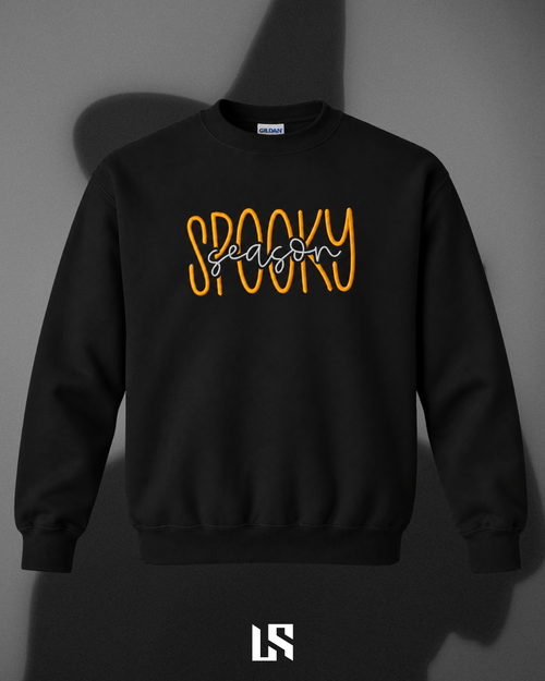 Spooky Season Embroidered Crewneck